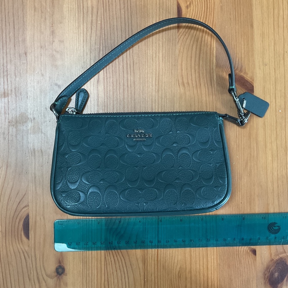 Coach leather mini shoulder bag